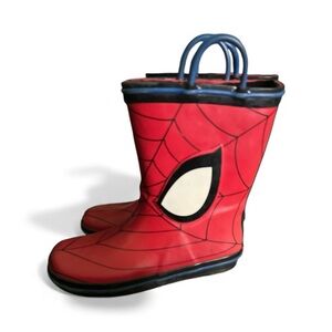 Marvel Black and Red rain boots